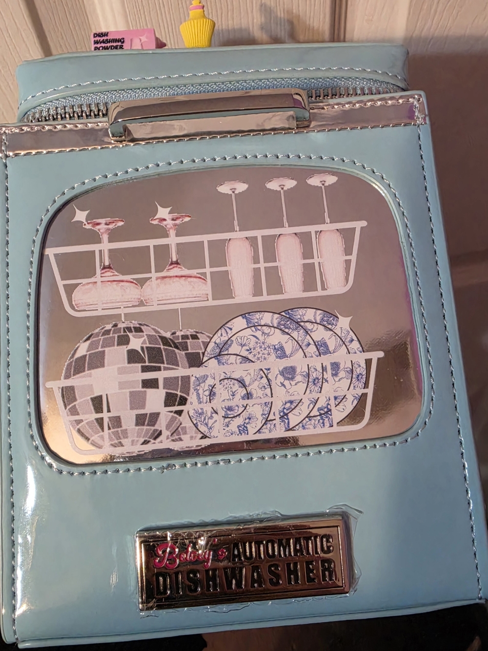 Betsey Johnson "Clean Or Dirty" Handbag